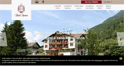 Desktop Screenshot of hotelaristonvaldisole.com
